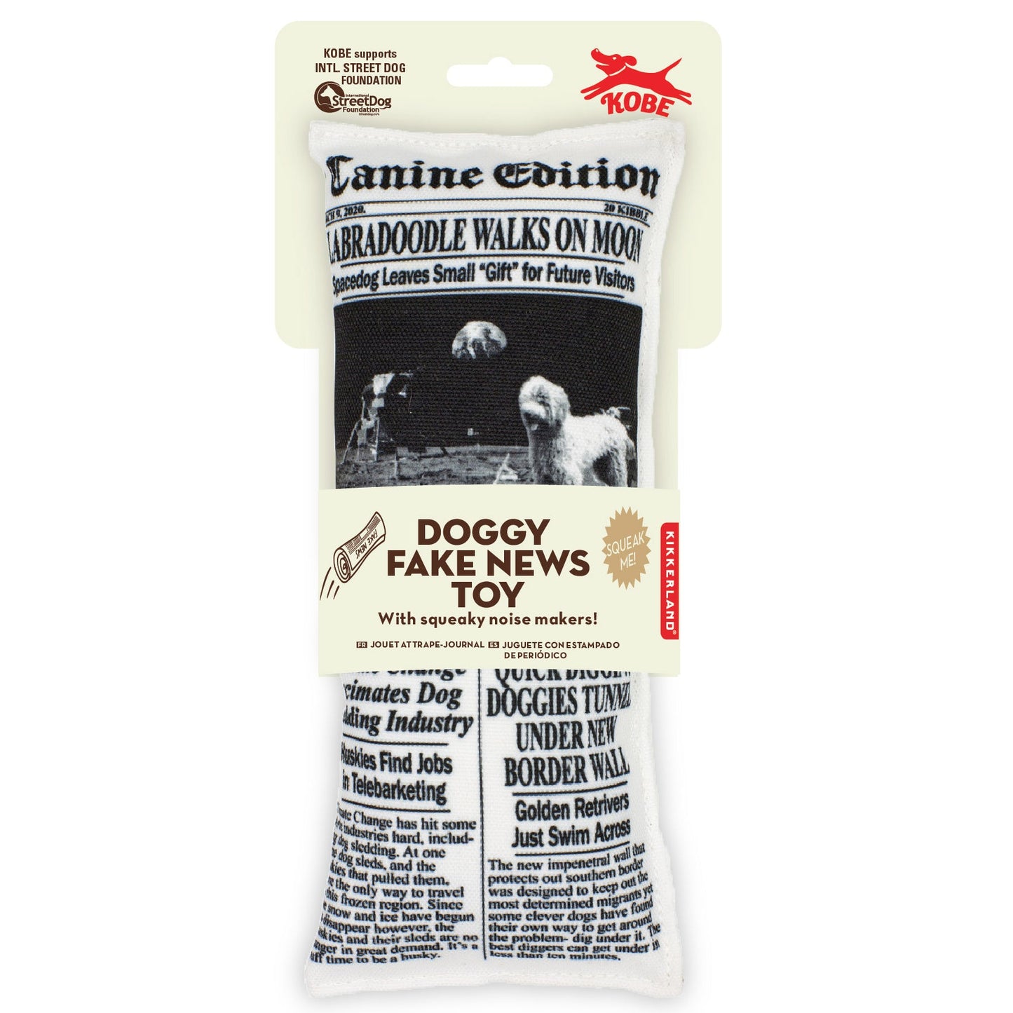 Kobe Doggy Fake News Toy
